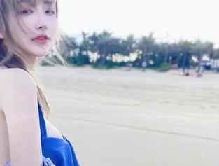 啾小妍Deer连衣裙套图：这感觉，就像是初夏的微风，太好啦！