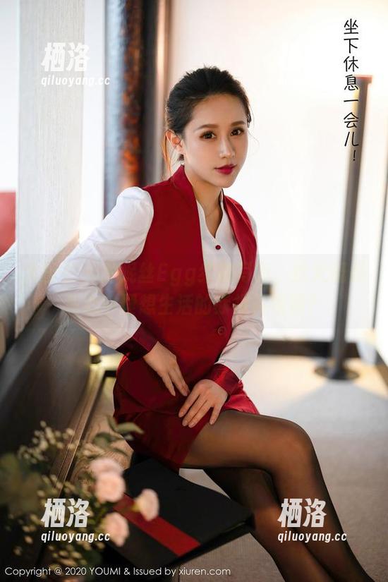 尤蜜荟 - 尤妮丝Egg红裙写真，这大概是我心中理想生活的赤裸裸写照？